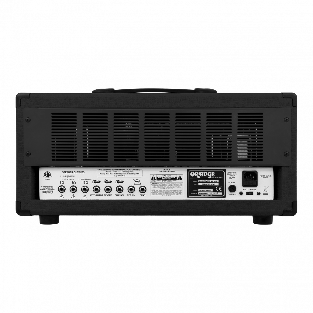 Orange Rockerverb 50H MkIIi Bk Head — view 3