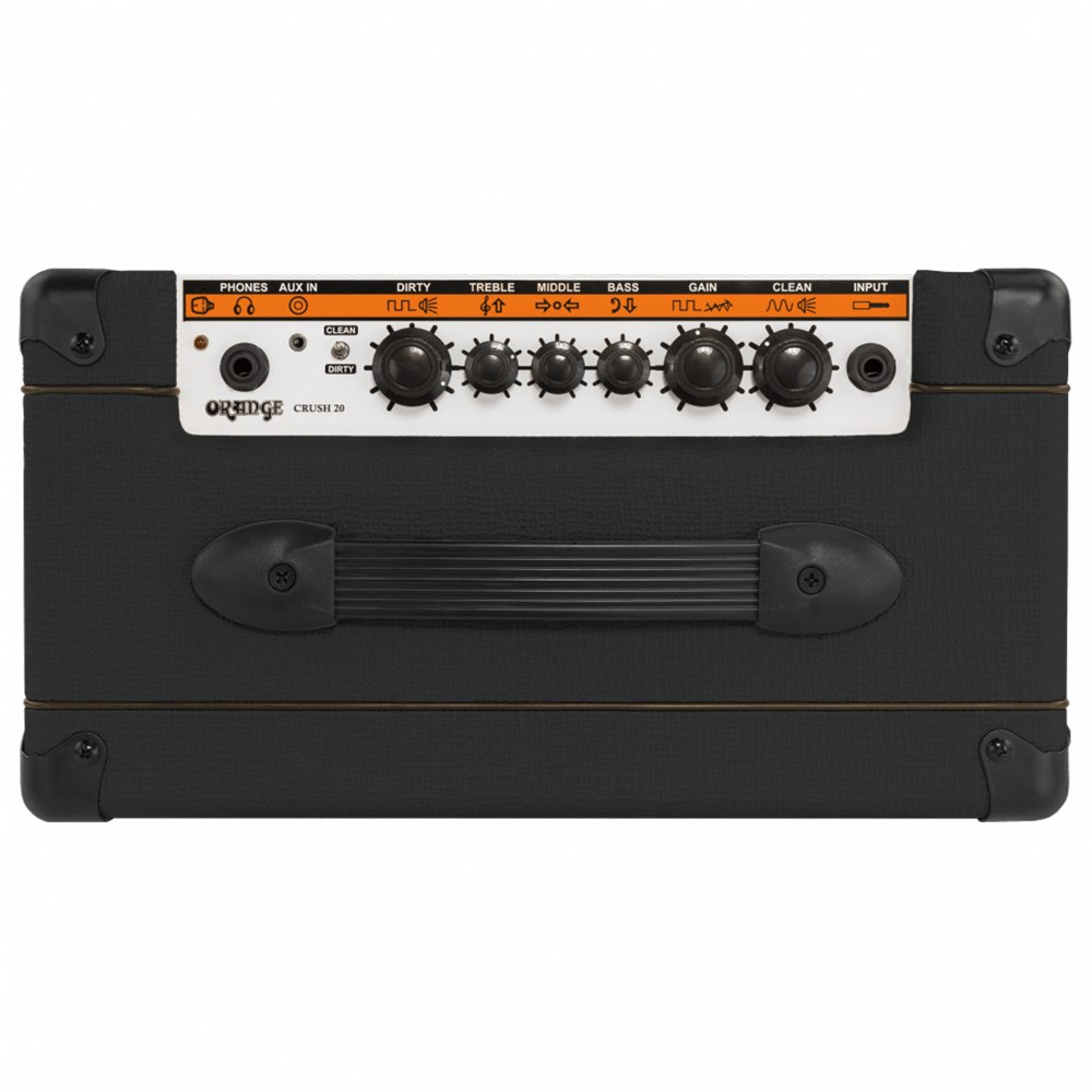 Orange Crush 20 Guitar Amp Combo w/ All Analogue Signal Path (Black) — view 3