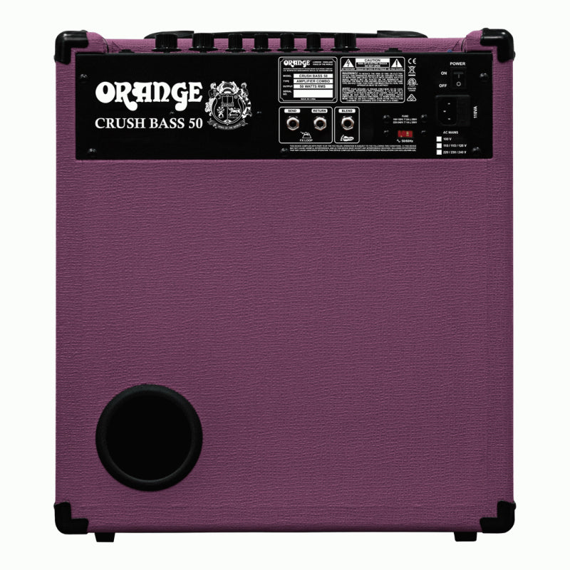 Orange Crush Bass 50 Glenn Hughes Signature Amplifier - Limited Edition Purple — view 5
