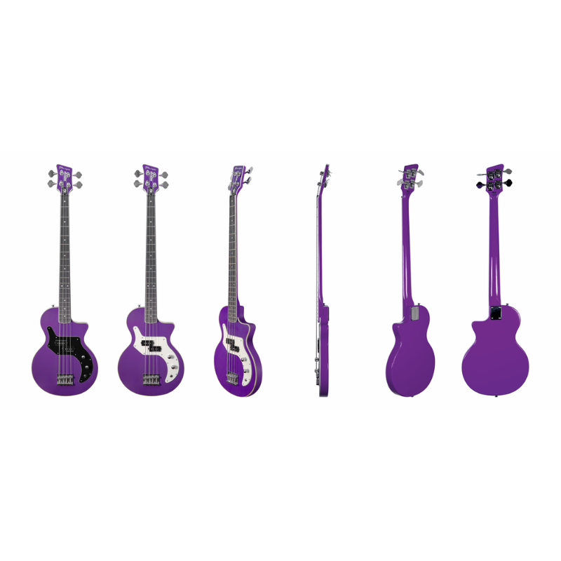 Orange Glenn Hughes Signature O Bass in Purple with Gigbag — view 5