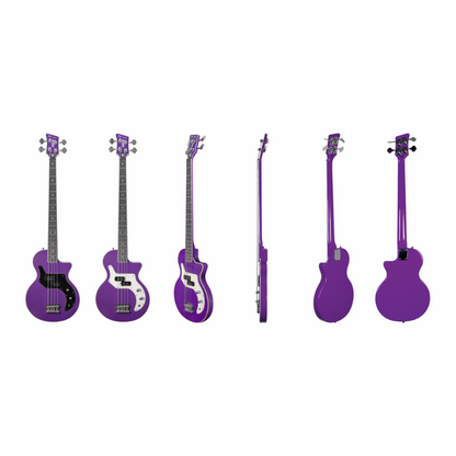 Orange Glenn Hughes Signature O Bass in Purple with Gigbag — view 5