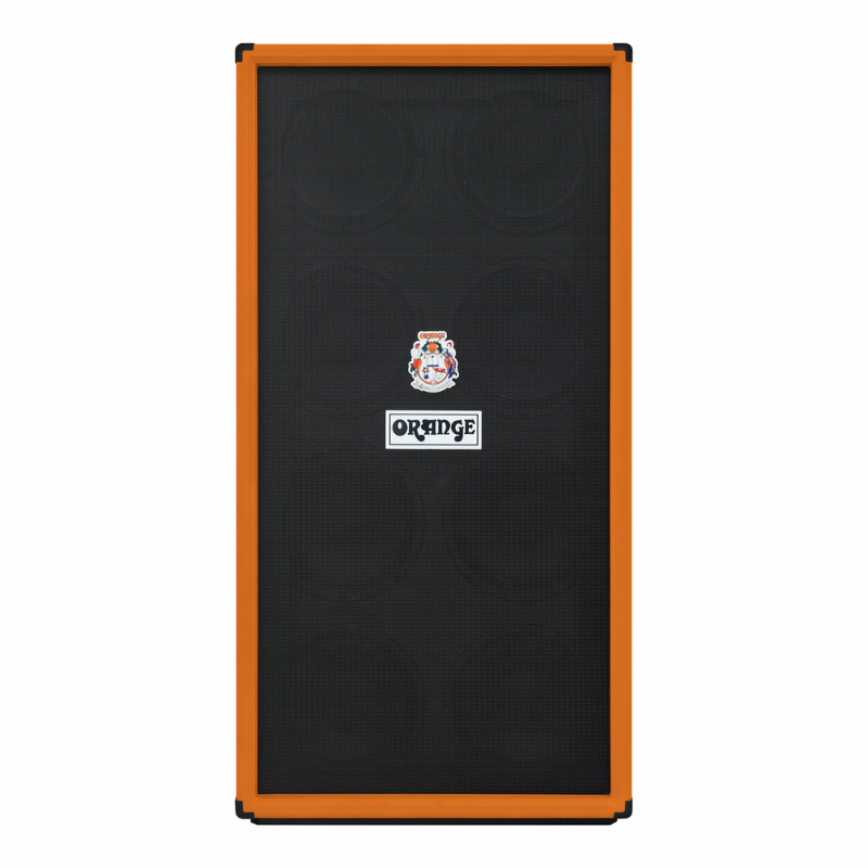 Orange OBC810C Bass Cab 1200W 4Ω with Eight 10-Inch Celestion Pulse XL Speakers