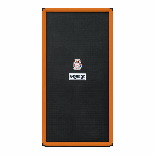 Orange OBC810C Bass Cab 1200W 4Ω with Eight 10-Inch Celestion Pulse XL Speakers