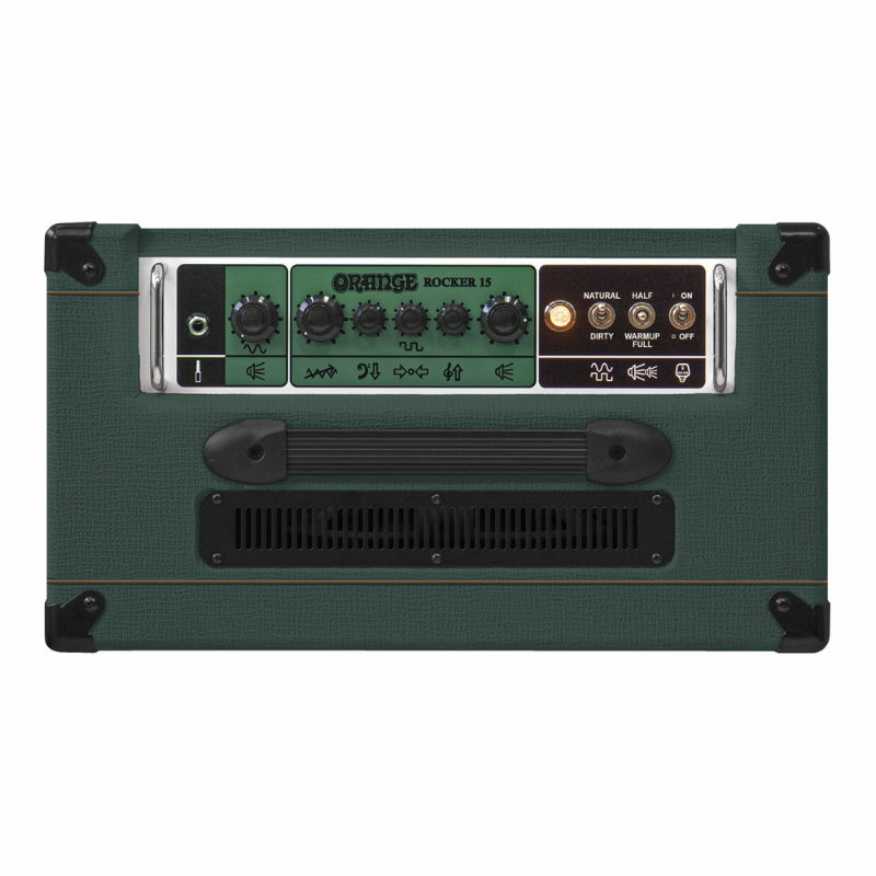 Orange Rocker 15 LTD 15W All Valve Twin Channel Guitar Combo - British Racing Green — view 3