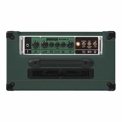 Orange Rocker 15 LTD 15W All Valve Twin Channel Guitar Combo - British Racing Green — view 3
