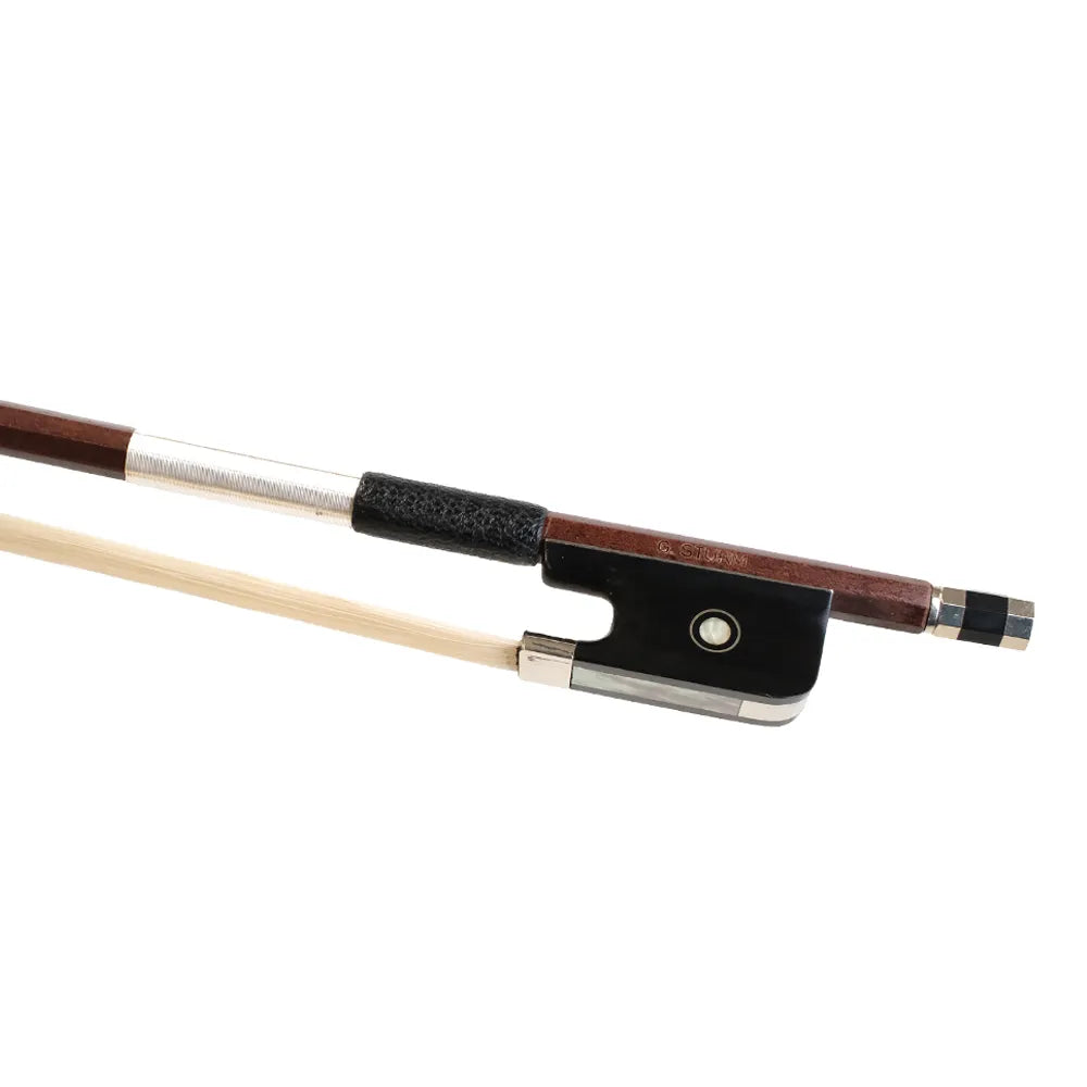 Gottfried Sturm Brazilwood Octagonal Viola Bow with Ebony Frog and Parisian Eye