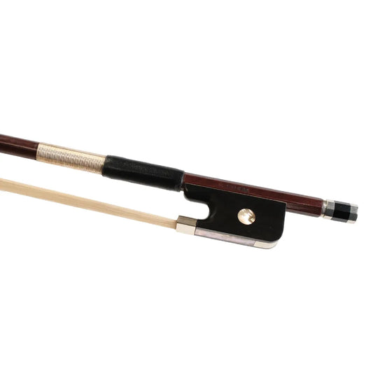 Gottfried Sturm Pernambuco Round Viola Bow with Ebony Frog and Silver Grip