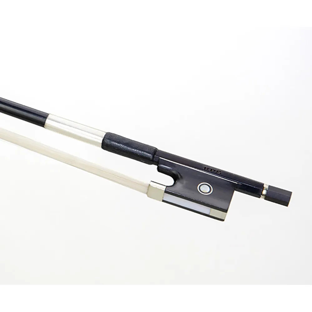 FPS Blackbird Violin Bow Round Stick Silver Wire 1/2 Student Bow