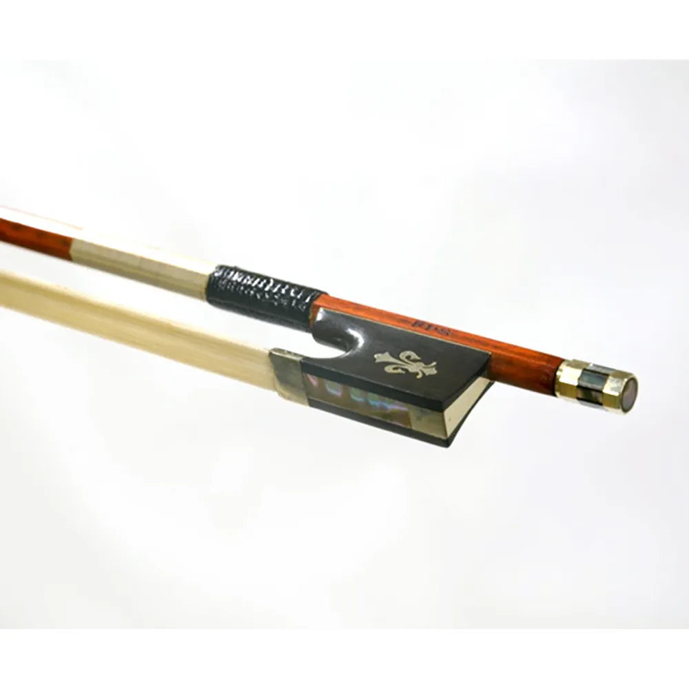 Violin Bow FPS Pernam Fleur de Lis Inlay 3 Part Button Student Bow