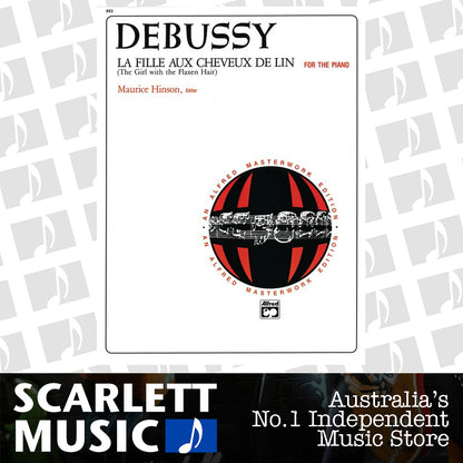 Debussy La Fille Aux Cheveux De Lin Piano — view 2