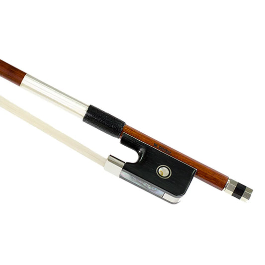 Dorfler Better Pernambuco Round Cello Bow with Ebony Frog and Metal Winding