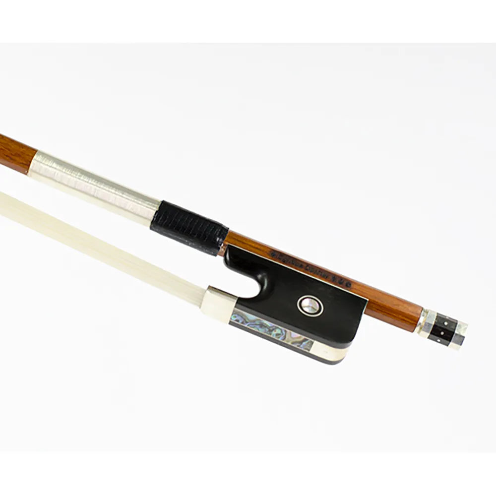 Egidius Dorfler First Class Pernambuco Cello Bow with Silver Tip and Parisian Eye