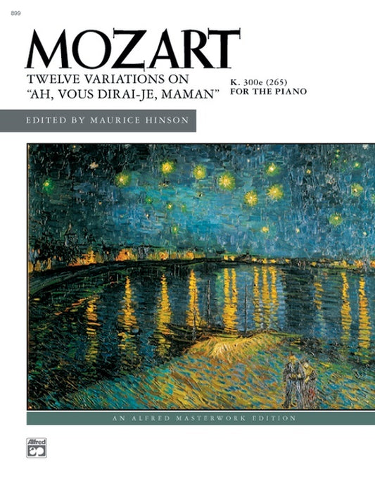 Mozart Variations On Ah Vous Dirais Junior Ensemble Maman Piano