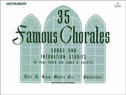 35 Famous Chorales for Alto Saxophone by Neil A. Kjos Music Company