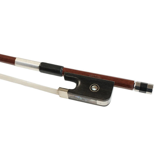 FPS Mini Cello Bow - Student Training Bow 305mm with Ebony Frog and Genuine Bow Hair