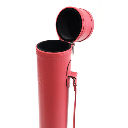 HQ Microfibre Bow Tube for Double Bass - Red — view 2