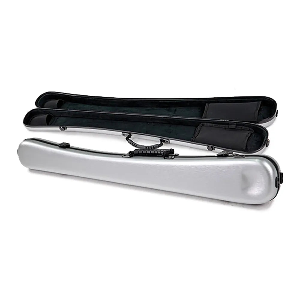 Double Bass Bow Case TG Aluminium Black German French