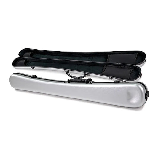 Double Bass Bow Case TG Aluminium Black German French