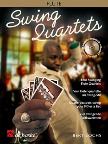 Swing Quartets Flute Softcover Book/CD