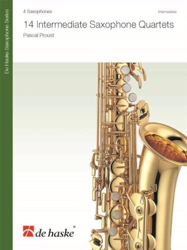 14 Intermediate Saxophone Quartets (Music Score/Parts) Book