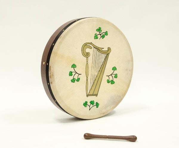Bodhran-Tunable (46cm) 18in Rosewood Golden Harp