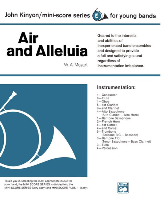 Air and Alleluia Concert Band Sheet Music Grade 1