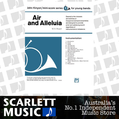 Air and Alleluia Concert Band Sheet Music Grade 1 — view 2