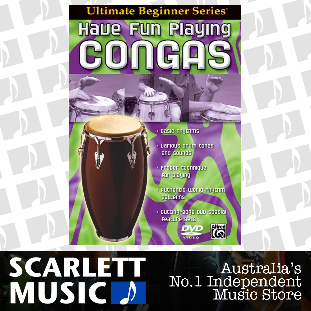 Ultimate Beginner Have Fun Playing Congas DVD — view 2