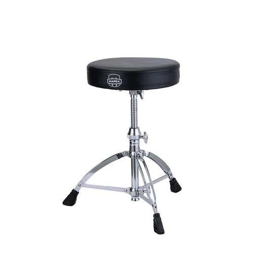 Mapex T660 Drum Throne Stool Round Top Double Braced w/ Threaded Rod