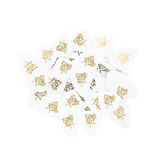 Ernie Ball Thin White Cellulose Picks, bag of 144
