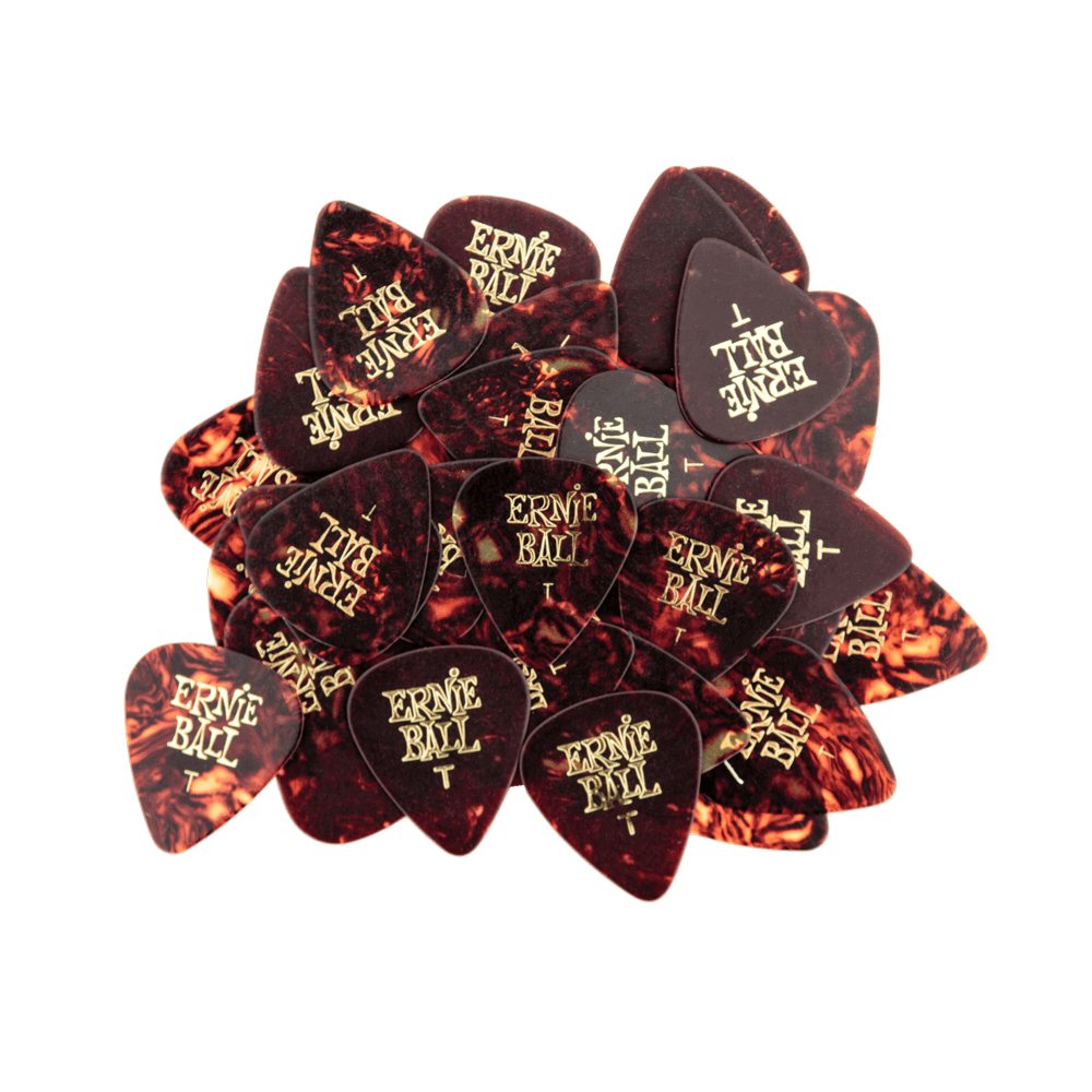 Ernie Ball Thin Shell Cellulose Picks, bag of 144
