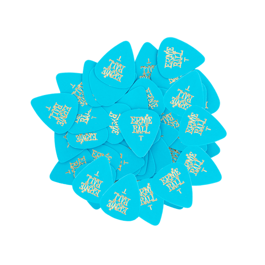 Ernie Ball Thin Blue Cellulose Picks, bag of 144