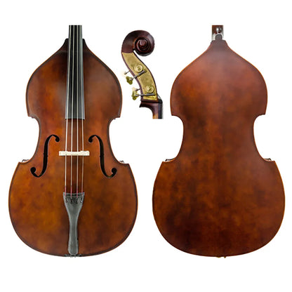 Enrico Student Plus 1/2 Laminate Double Bass Outfit with Bow and Bag