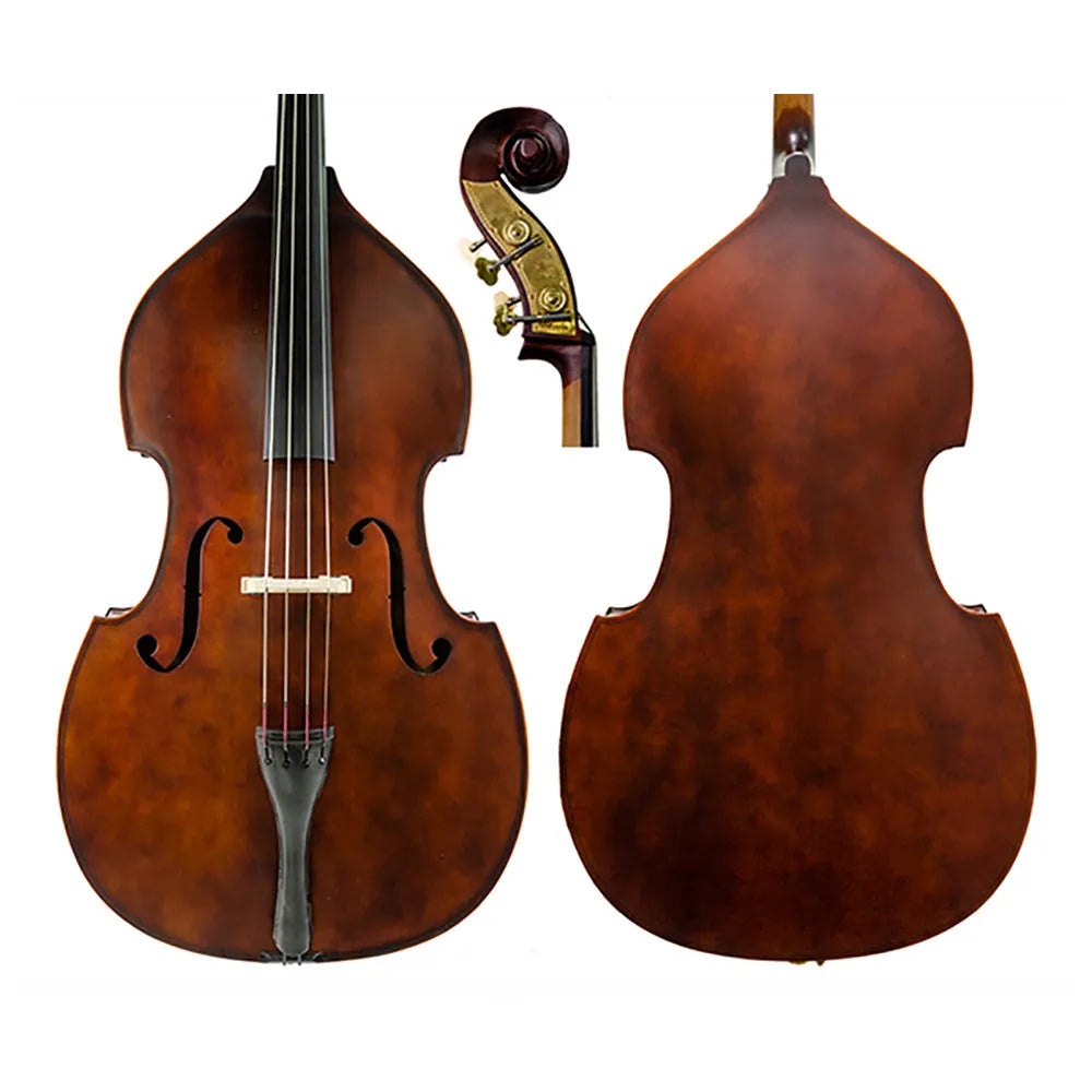 Enrico Student Extra Solid 3/4 Bass Outfit with Padded Bag and FPS Brazilwood Bow