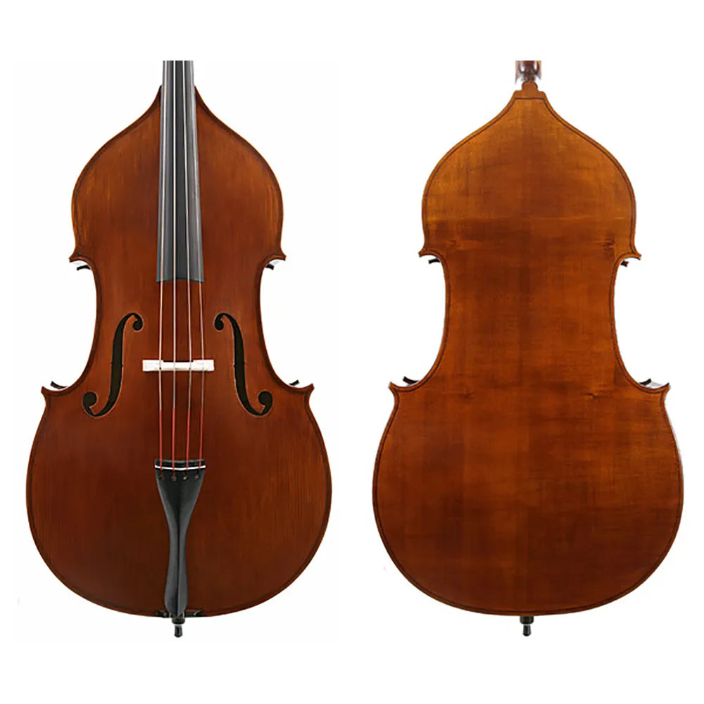 Gliga III SOF French-Style 3/4 Bass Solid Oil - Solid Spruce Top, Solid Maple Back, Ebony Fittings, Handcrafted in Romania
