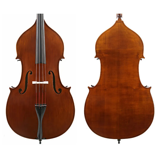 Gliga III SOF French-Style 3/4 Bass Solid Oil - Solid Spruce Top, Solid Maple Back, Ebony Fittings, Handcrafted in Romania