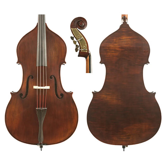Gliga II 3/4 Bass - Aged Dark Antique, Solid Spruce Top, Maple Back/Neck, Ebony Fingerboard, Gold Machine Heads, Made in Romania