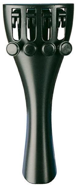 Wittner Ultra Series 4/4 Size Violin Tailpiece with 4 String Adjusters and Nylon Tailgut