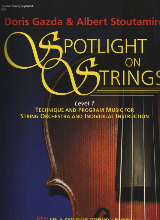 Spotlight on Strings Book 1 - Teacher Score