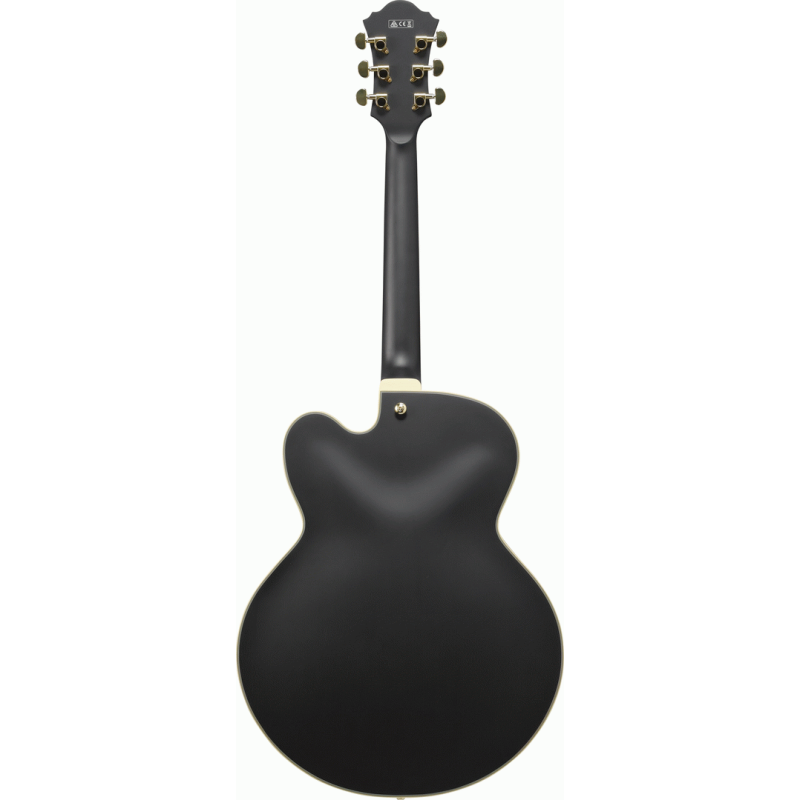 Ibanez AF75G BKF Artcore Electric Guitar Black Flat — view 2