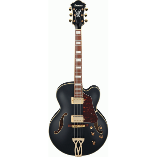 Ibanez AF75G BKF Artcore Electric Guitar Black Flat
