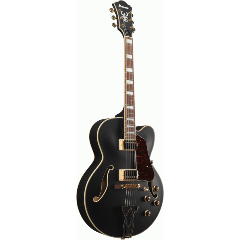 Ibanez AF75G BKF Artcore Electric Guitar Black Flat — view 3