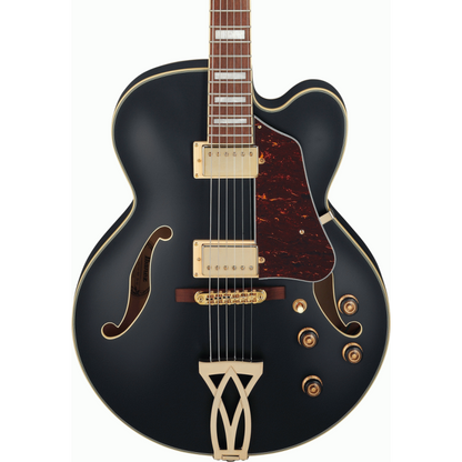 Ibanez AF75G BKF Artcore Electric Guitar Black Flat — view 4