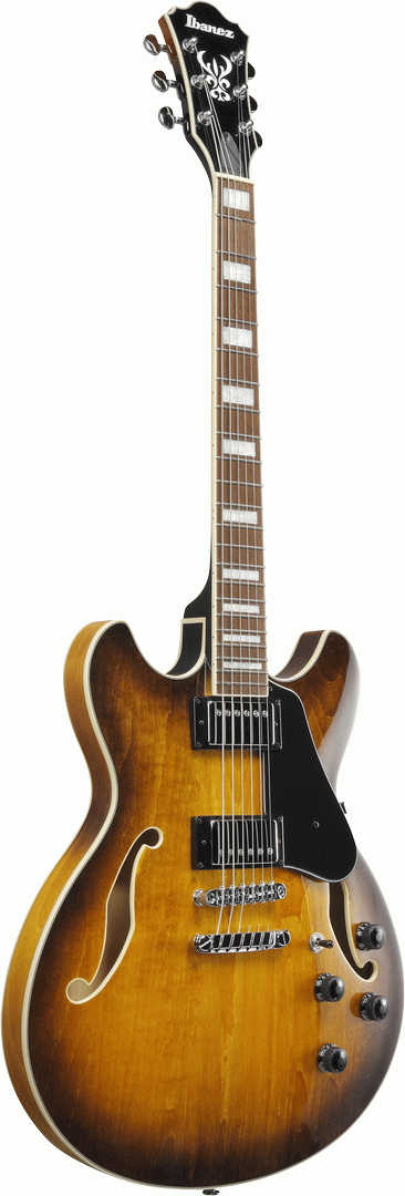 Ibanez AS73 TBC Artcore Electric Guitar (Tobacco Brown) — view 2