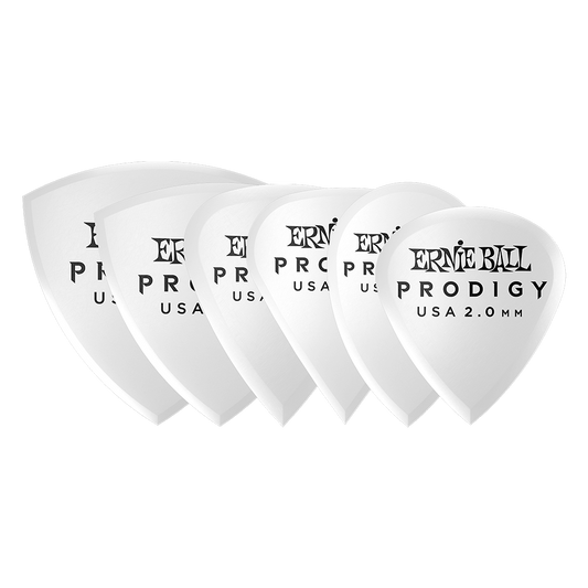 Ernie Ball 1.5 mm Multipack Prodigy Picks 6 Pack, Black