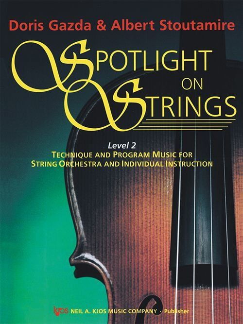 Spotlight on Strings Book 2 for Double Bass by Neil A. Kjos Music Company, 48 pages