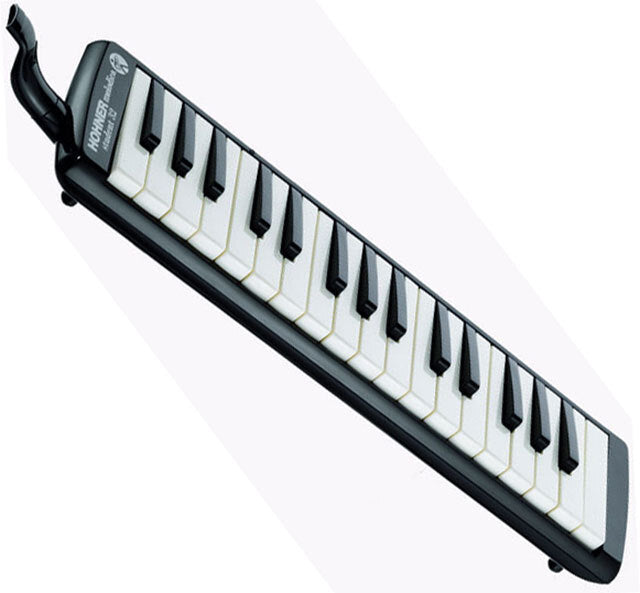 Hohner Student 32-Key Melodica - Black, F to C Range, Portable, Acoustic Instrument for Music Education and Performance
