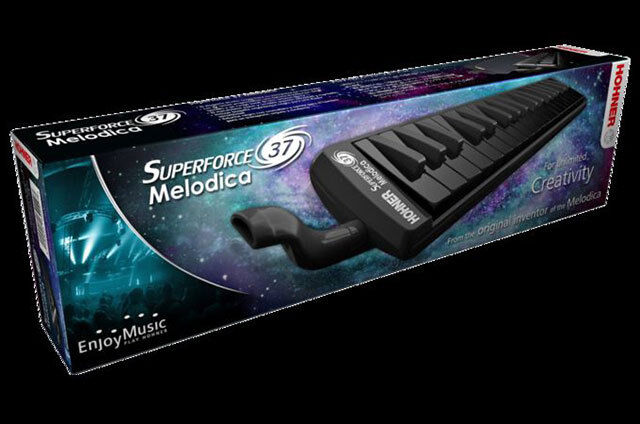 Hohner Superforce 37-Key Melodica Black with Case and Mouthpiece — view 4