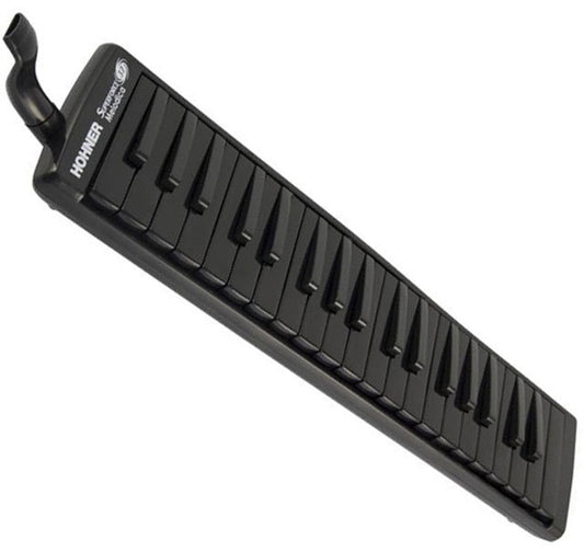 Hohner Superforce 37-Key Melodica Black with Case and Mouthpiece