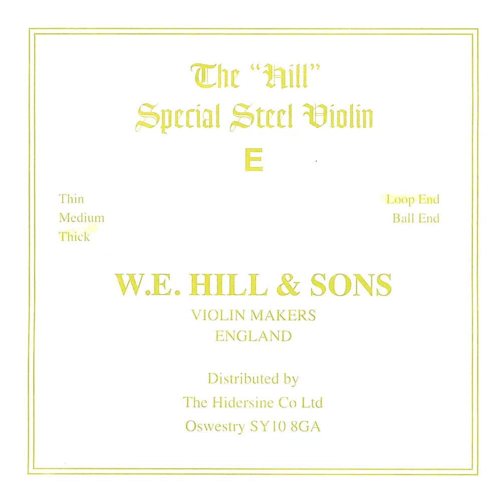 W.E. Hill & Sons The Hill Special Thick Loop Violin E String